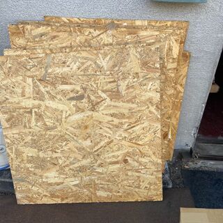 中古　OSB木材　圧縮ボード　DIY  約85×70cm  (サイズいろいろ）の画像