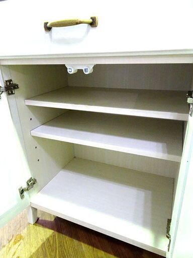 【NITORI/ニトリ】レンジボードコルテ2 60 キッチン収納 北欧風 キッチンボード 家具