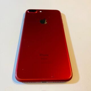 決まりました【カープ色！】iphone7 plus 本体 128GB simフリー 送料無料！ の画像