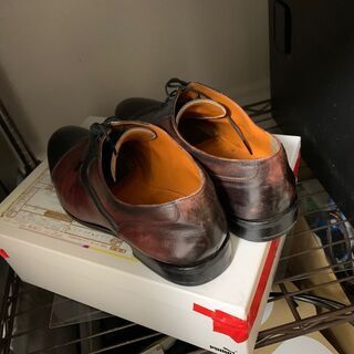 madras マドラス 26.5 ブラウン ビジネスシューズ 本革 本皮の画像
