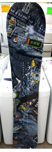GNU/グヌー ライダーズチョイス 154.5㎝ 2011/2012モデル ブルーデニム 板のみ スノーボード スノボ ボード 西岡店