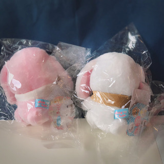 新品タグ付き未開封 ☆ ぽてうさろっぴー ぬいぐるみ 2個セットの画像