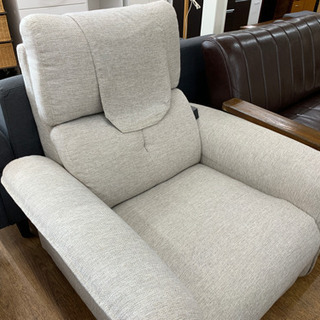 1人掛けソファ　電動リクライニング【店頭取引限定】【中古品】早い...