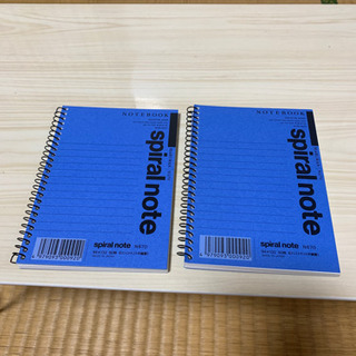 spiral  note  2冊セット   お取引終了