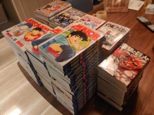 漫画 ワンピース メジャー 進撃の巨人 セット