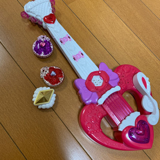プリキュアのギターのおもちゃ