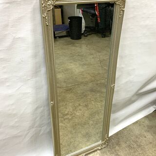 美品！ アンティーク調 ミラー 装飾縁 幅370×高さ970×厚...