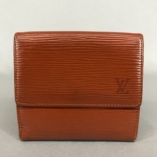 LV ルイヴィトン エピ ブラウンレザー 折財布