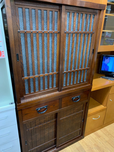 食器棚【店頭取引限定】【中古品】早い者勝ち！お得なクーポン配布中！