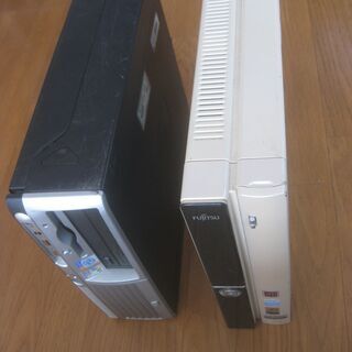 Hp Fujitsu FMV デスクトップ パソコン 2台1セット