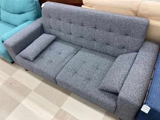 2人掛けソファー グレー