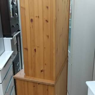 【⭐おすすめ家具⭐】CHARDONNAY シャルドネ カップボード ブルーム 食器棚 アンティーク 幅82cm 奥45cm 高さ188cm♪の画像