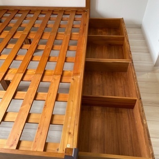 jama730 　unico ウニコ　木製ダブルベッドフレーム jama730 様専用 unico ウニコ 木製ダブルベッドフレーム - メルカリ