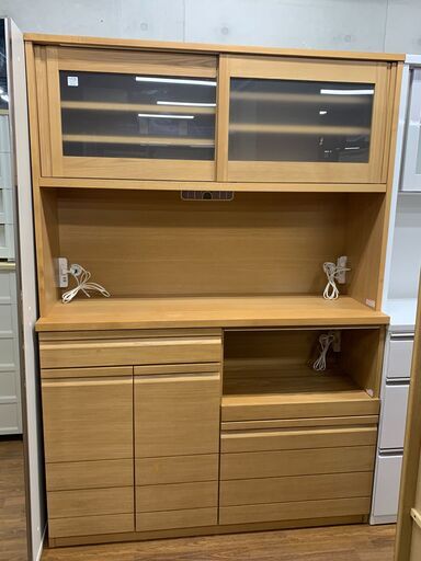 河口家具　レンジボード　※側面ヤケ有　売場展開中！！！