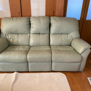 《ソファー　3人掛け　リクライニング付》