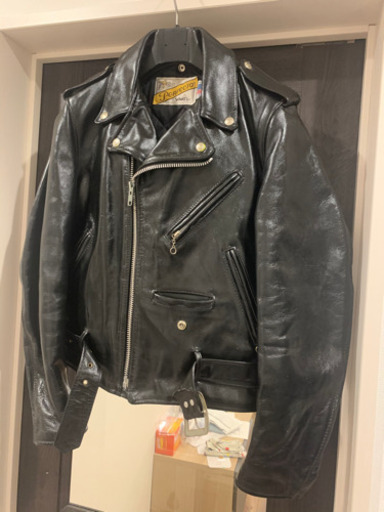 ショット　ライダースジャケット　革ジャン