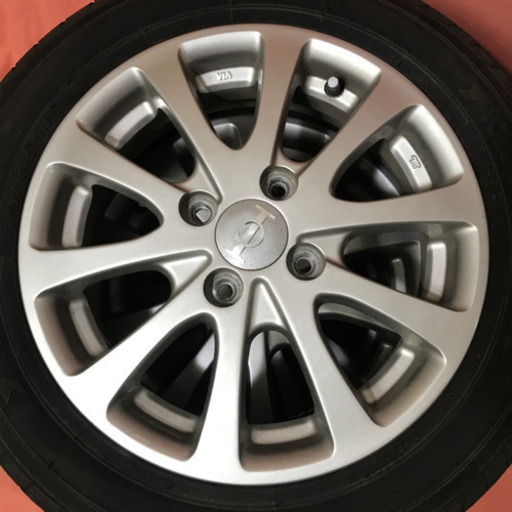 YOKOHAMA 155/65R14 アルミホイール付4本セット夏タイヤ