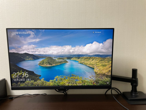 【2点セット】BenQ 27インチ IPSモニター& HP モニターアーム（価格相談可能）