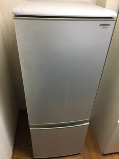シャープ冷蔵庫　170ℓ コンパクトで容量充分！