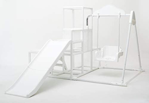 プレミアムキッズパーク　折り畳みジャングルジム　ロングスロープ　すべり台ブランコ