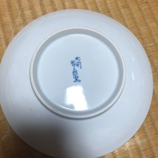 青地　梅柄　和皿　4枚セット　お正月用🎍🎍🎍の画像