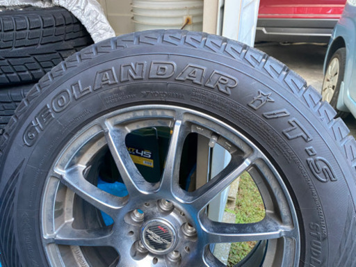 スタッドレスタイヤ4本セット ヨコハマジオランダー Schneiderホイール