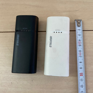 ★無料！　バッファロー社　携帯、スマホバッテリー　2個セット