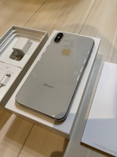 iPhoneX 64GB シルバー　値下げしました！