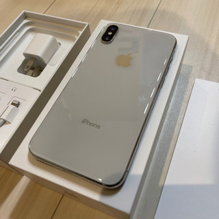 iPhoneX 64GB シルバー 値下げしました！