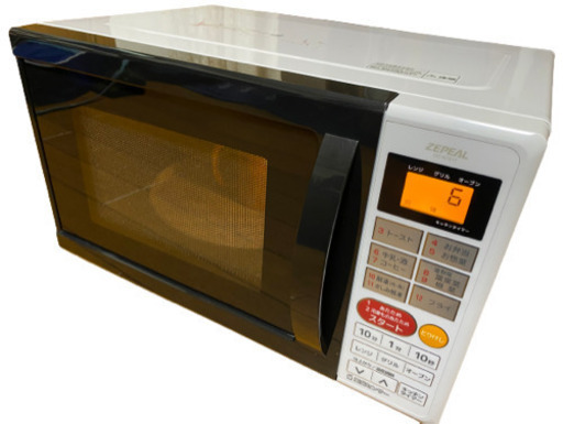 2019年製 ZEPEAL ゼピール オーブンレンジ 庫内容量16L DO-M1617(1223c)