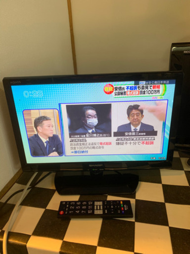 【リサイクルショップ八光　安心の1か月保証　田上店　配達・設置OK】シャープ　19V型ハイビジョン液晶テレビLED　AQUOS　ブラック　LC-19K90-B　2013年製