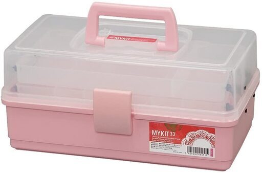 新品未使用2個セット アイリスオーヤマ軽量便利多機能 工具箱 メイク