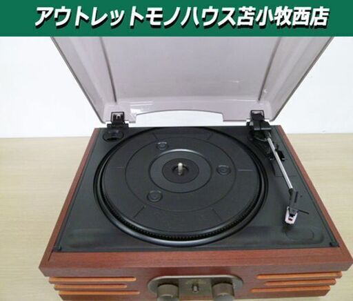 創和 卓上型 レコードプレーヤー CT-3 2005年製 幅38×奥行32.5×高16㎝ SOWA ターンテーブル アンティーク調 レトロ調 苫小牧西店