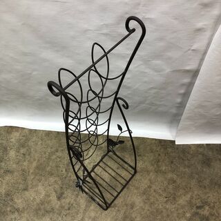 アンティーク調スリッパラック 収納 インテリア家具 アイアンラック スリッパ入れ 玄関収納 Hの画像