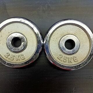 【リサイクルストアスターズ城西店】1.25kg×２　2.5kg×２　ダンベルの画像