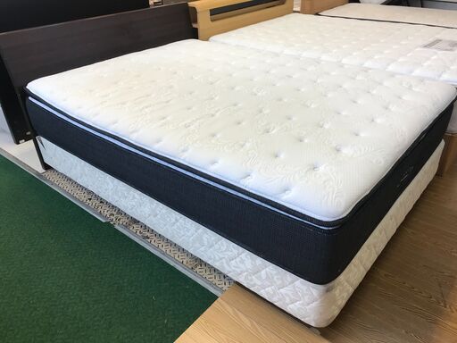 ニトリ　ダブルベッド⑥　ボックススプリング　Nスリープハード