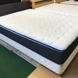 ニトリ　ダブルベッド⑥　ボックススプリング　Nスリープハード