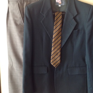 所沢中学 男子制服  ブレザーM ズボンW79 ネクタイ美品 短...
