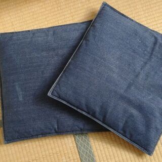 無印良品 2.5シータ ソファー デニム ダウンフェザーの画像