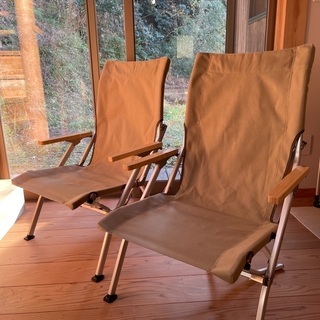 スノーピーク ローチェア カーキ2脚セット