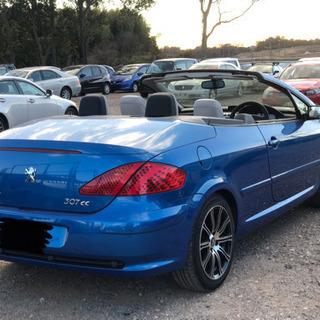 ‼️プジョー307‼️8万キロ‼️Bluetooth付き‼️白本革シート‼️内装綺麗の画像