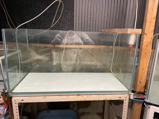 お取引中!!残り1セット!! 90cm総ガラス水槽・GEXメガパワー9012
