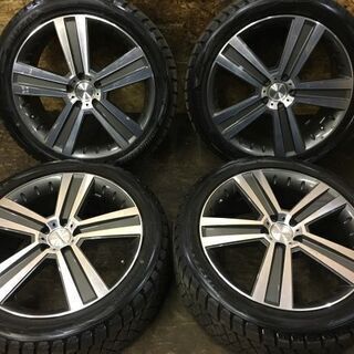 【BS BLIZZAK DM-V2 275/40R20】スタッドレス【EuroPremium 社外 20インチ 8.5J5HPCD112+50】バリ溝 ベンツ/GLE63 audi等　(VTK286) クレジットカード QR決済可能