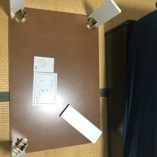 【美品】折り畳みテーブル　白　の画像