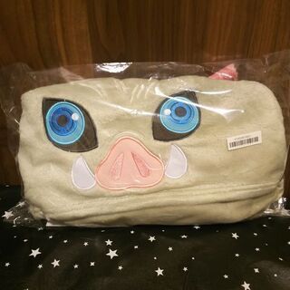 鬼滅の刃 フード付きブランケット 伊之助
