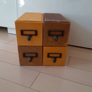 3COINSミニ引き出し×4個の画像