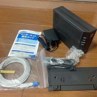 未使用NTT  GE-PON  GE-ONU タイプD 光ファイバーケーブルの画像