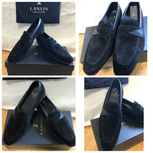 ランバン　メンズシューズ　LANVIN ブラック　新品