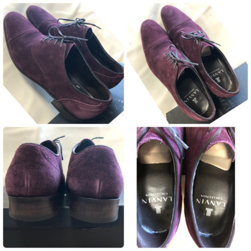 ランバン　LANVIN コレクション　ボルドー　ドレス　シューズ