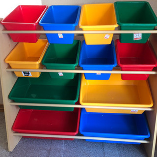 おもちゃ収納ラックの画像